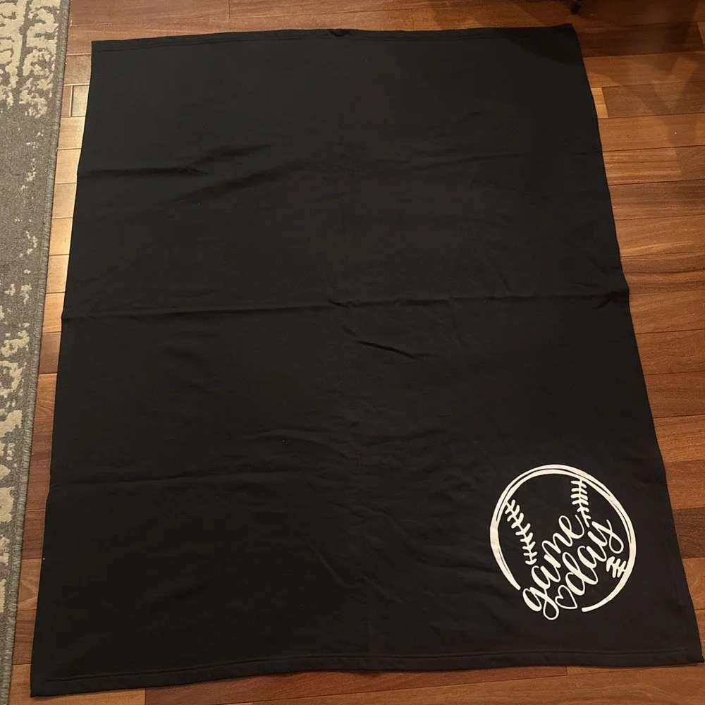 Game Day Throw Blanket Core‎ Fleece Baseball Themed High School 60